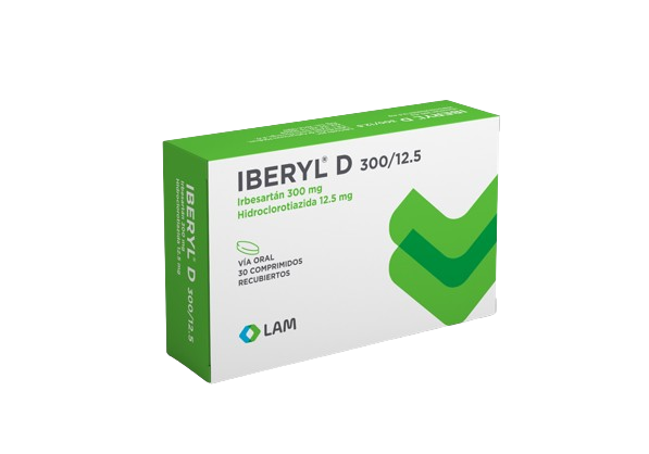 Iberyl 300 mg + Hidroclorotiazida 12.5 mg